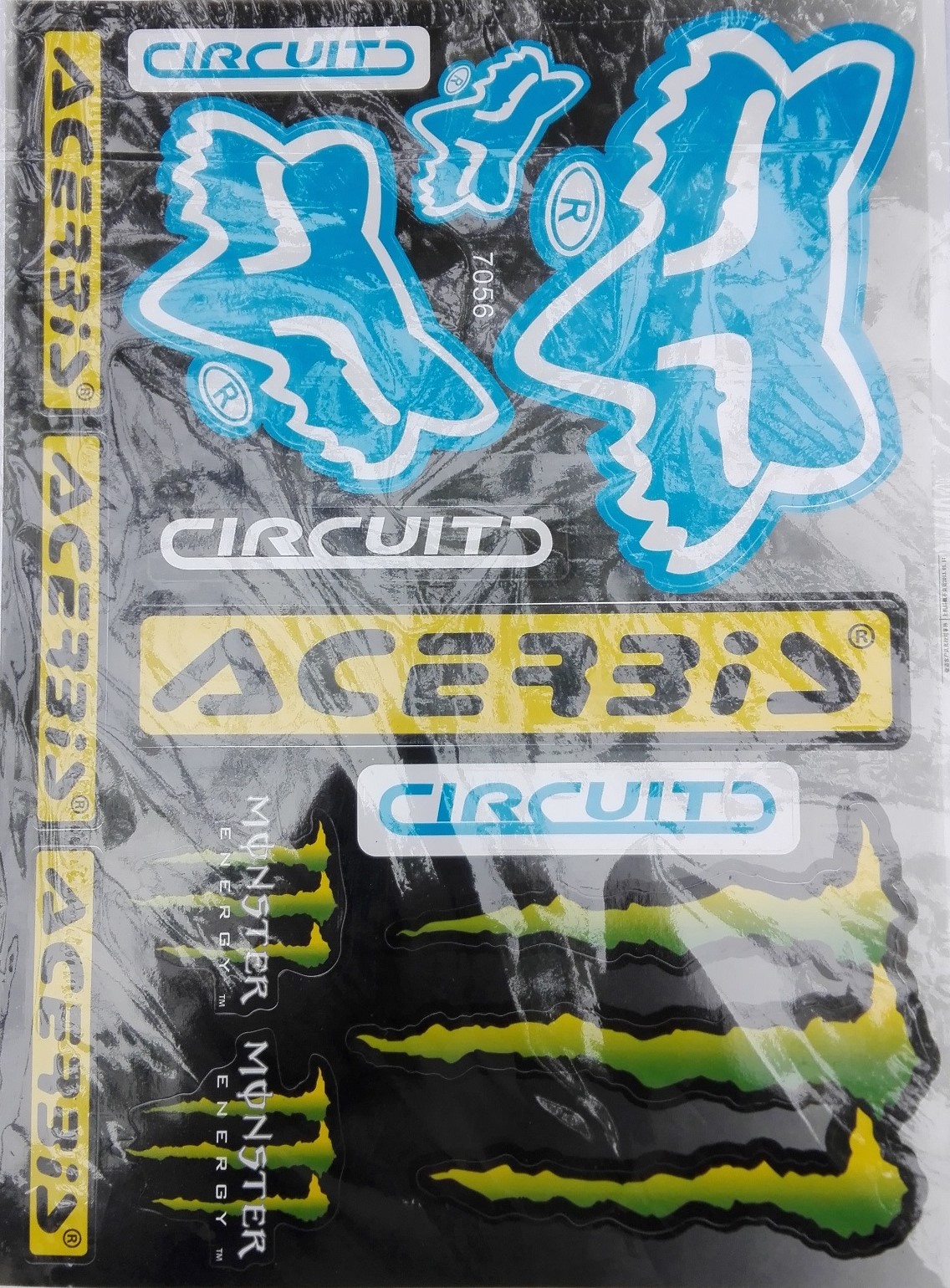Лепенки - стикери Acerbis, Fox, Energy Monster